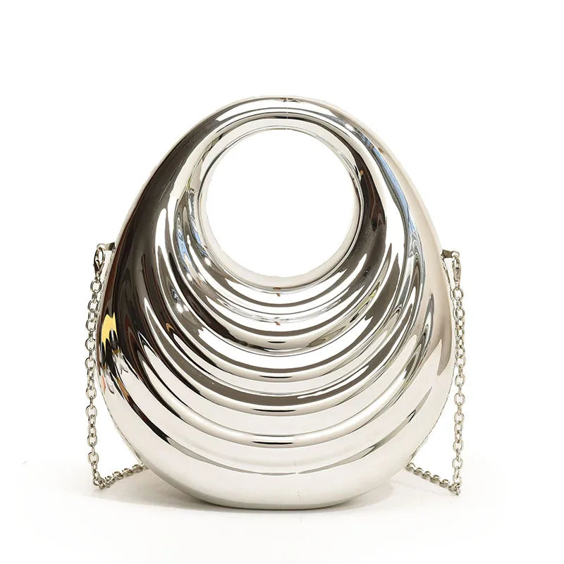 Women's Arylic Solid Color Streetwear Oval Lock clasp Shoulder Bag Handbag Crossbody Bag