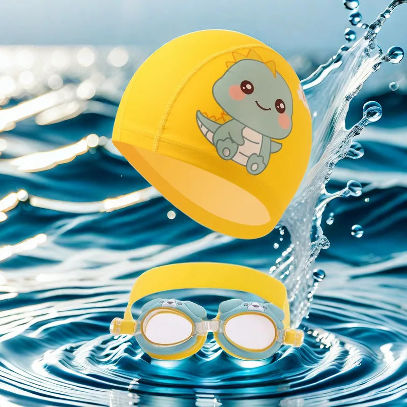 Cute Animal Cartoon Plastic Kid'S Swimming Goggles Glasses