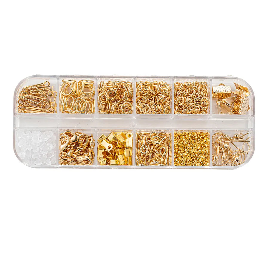 simple style solid color metal plating jewelry boxes