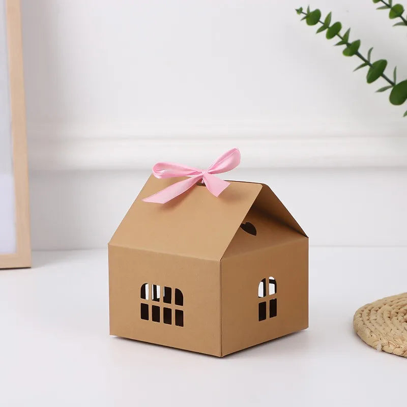 Creative Christmas Gingerbread House Gift Box Holiday Birthday Party Snack Cookie Packaging Box Festive airplane box