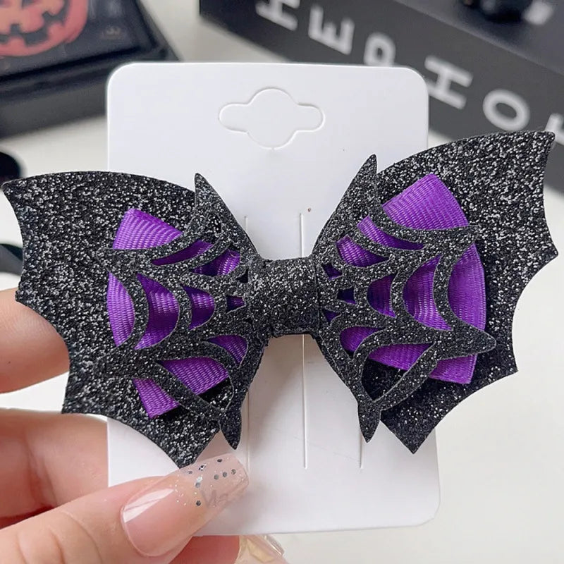 Halloween Hair Accessories Skull Clip Masquerade Duckbill Clip Devil Pumpkin Holiday Headwear Wholesale