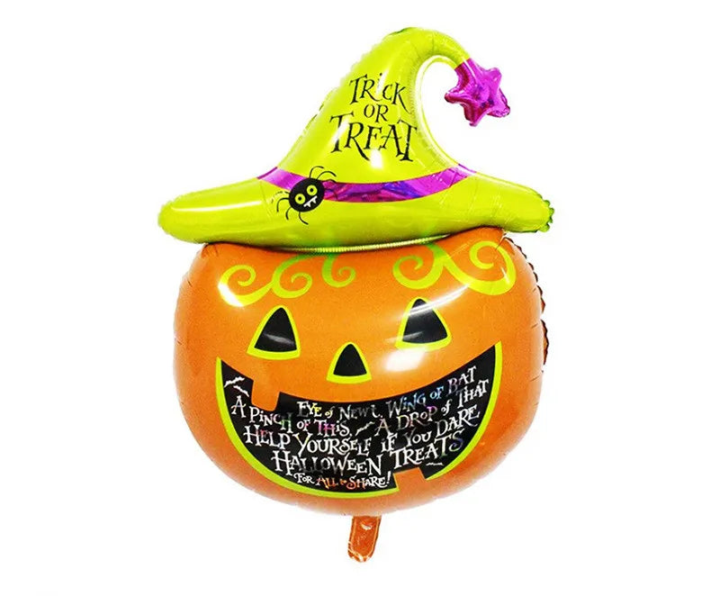 Halloween Pumpkin Bat Skull Aluminum Film Party Balloons Party Supplies Balloons