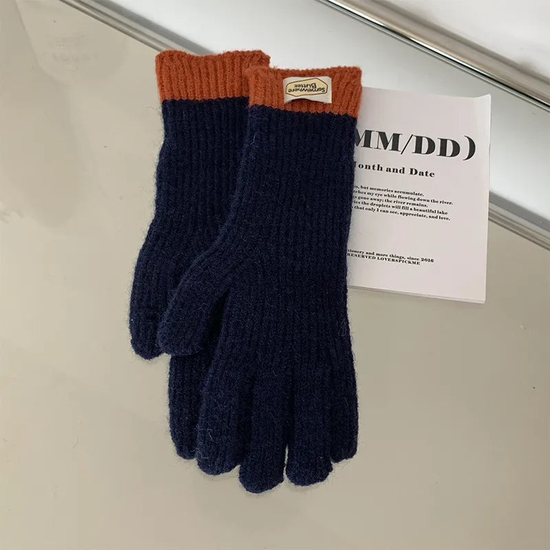 Women's Sweet Solid Color Gloves
