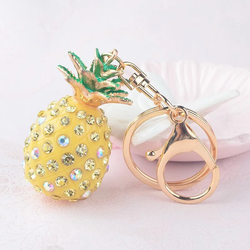 Simple Style Classic Style Pineapple Zinc alloy Unisex Bag Pendant Keychain