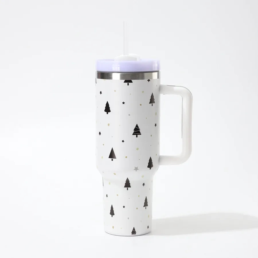 Christmas Casual Christmas Tree 201 Stainless Steel 304 Stainless Steel Thermos Cup 1 Piece