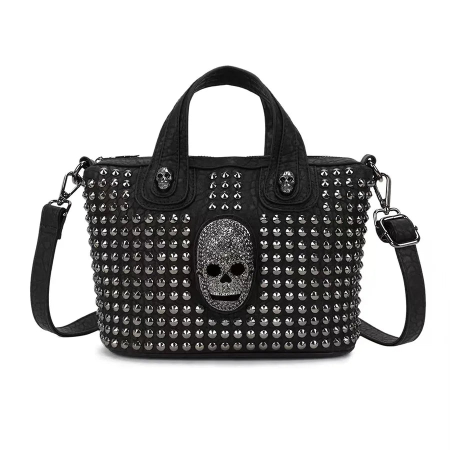 Men'S Solid Color Pu Leather Zipper Handbag