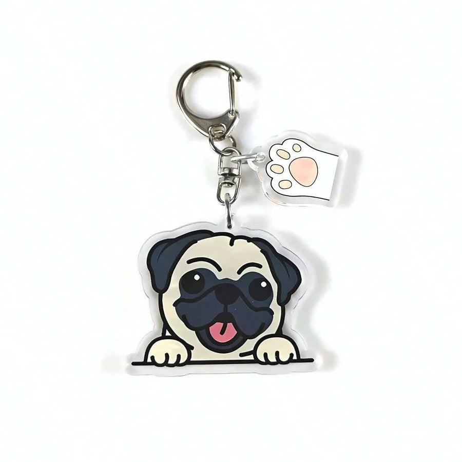 Cute Animal Arylic Keychain
