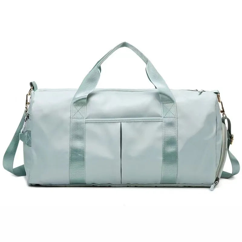 Short-distance Large-capacity Travel Bag Business Travel Luggage Bag Sleeve Tie Rod Sports Fitness Bag Yoga Portable Water-repellent