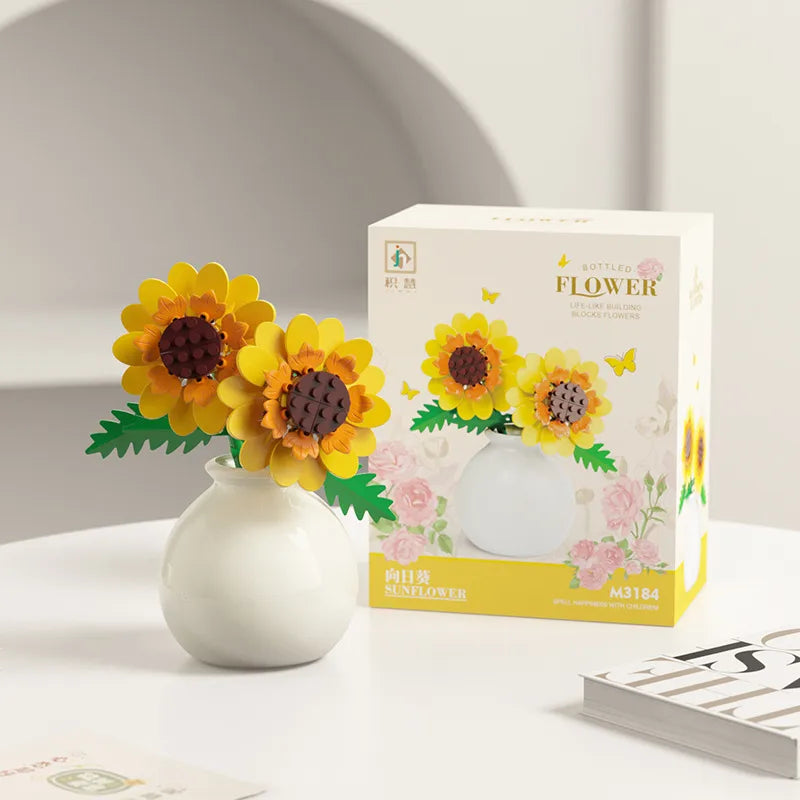 Kids(7-16Years) Children Unisex Flower ABS Building Toys Learning & Education Toys