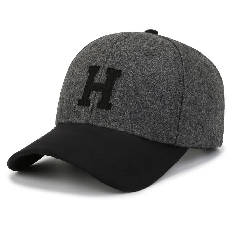 women's basic simple style letter embroidery curved eaves baseball cap