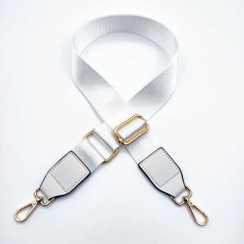 Bag strap shoulder strap solid color men's bag with nylon shoulder crossbody lengthened replacement belt bag accessories 3.8cm bag broadband