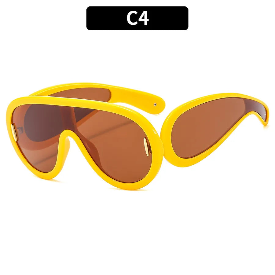Streetwear Irregular Pc Special-Shaped Mirror Full Frame Glasses