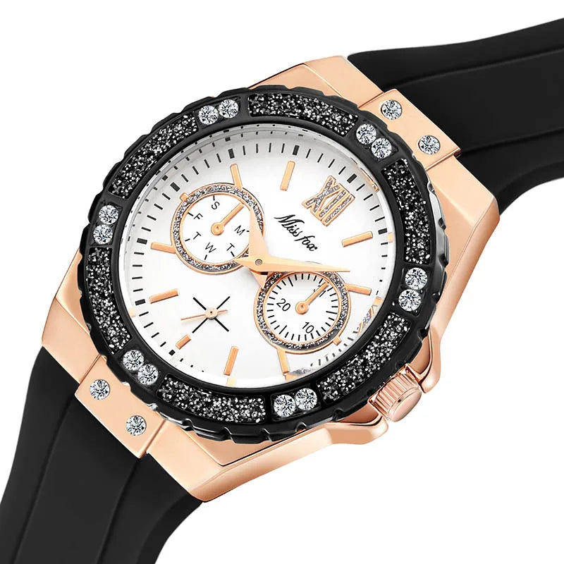 Simple Style Solid Color Buckle Quartz Women's Watches
