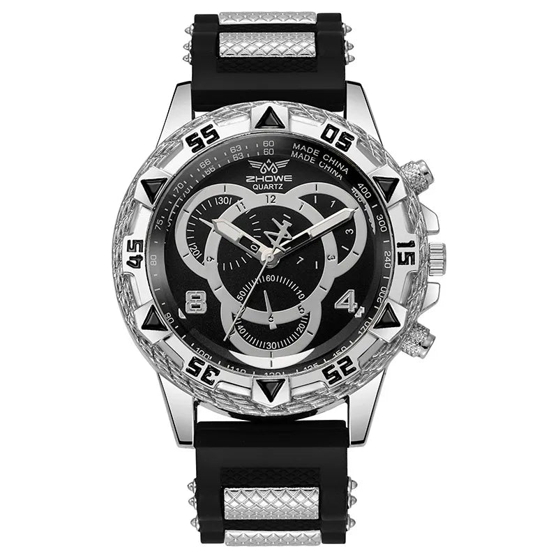 Elegant Lady Geometric Single Folding Buckle Quartz Men's Watches