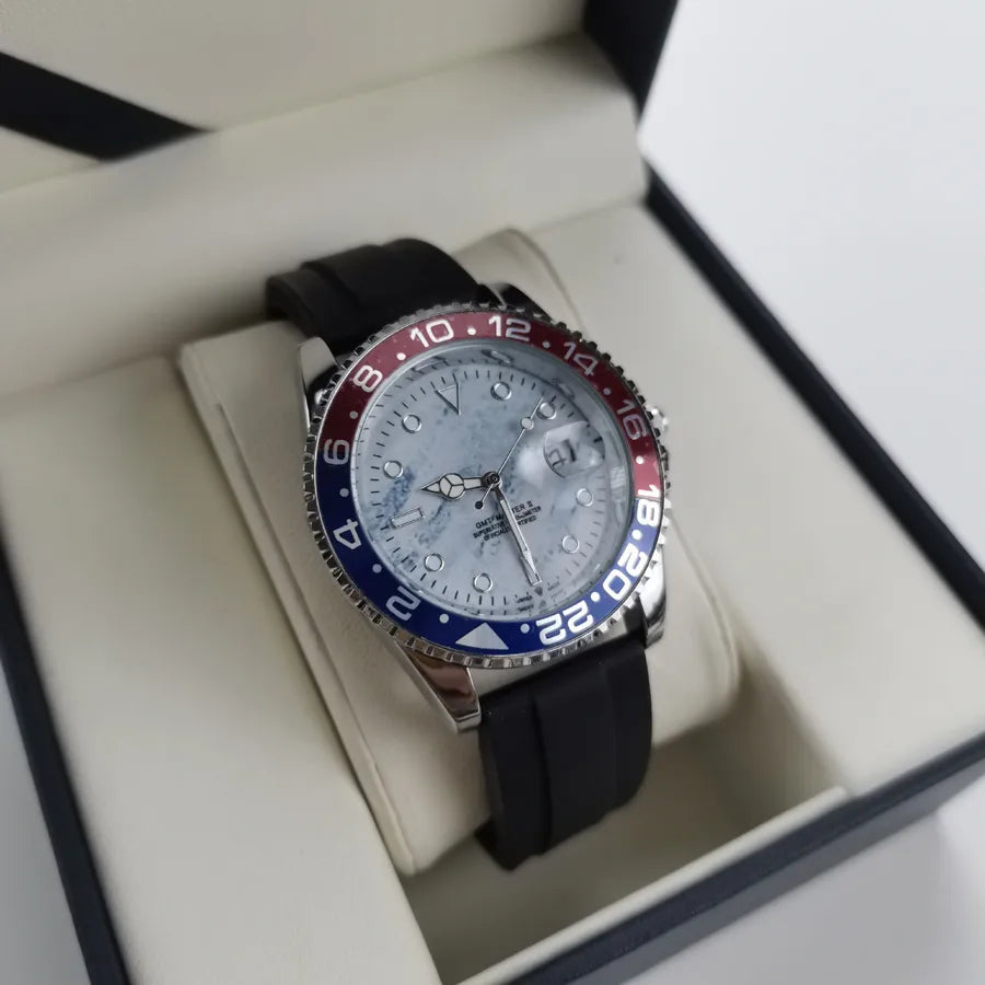 Simple Style Geometric Horseshoe Buckle Quartz Watch Men's Watches