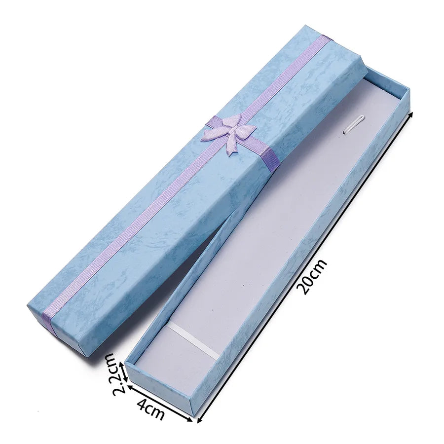 1 Piece Paper Elegant Simple Style Daily Date Bow Knot Jewelry Boxes