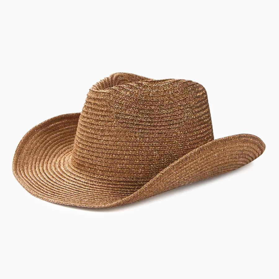 Women's Casual Modern Style Shiny Solid Color Crimping Big Eaves Straw Hat