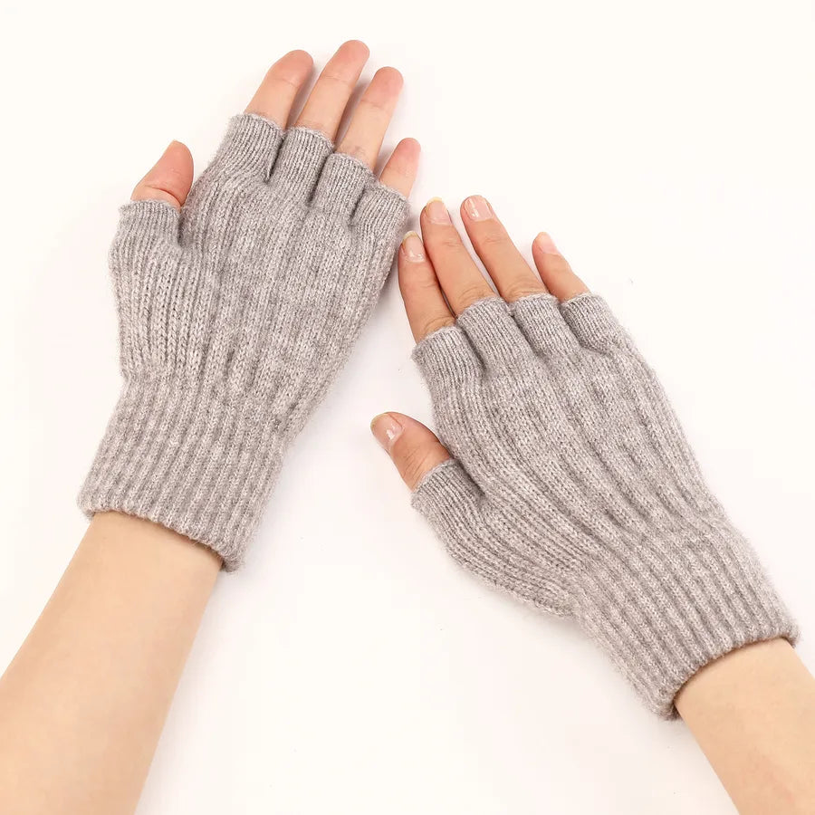 unisex streetwear solid color gloves 1 pair