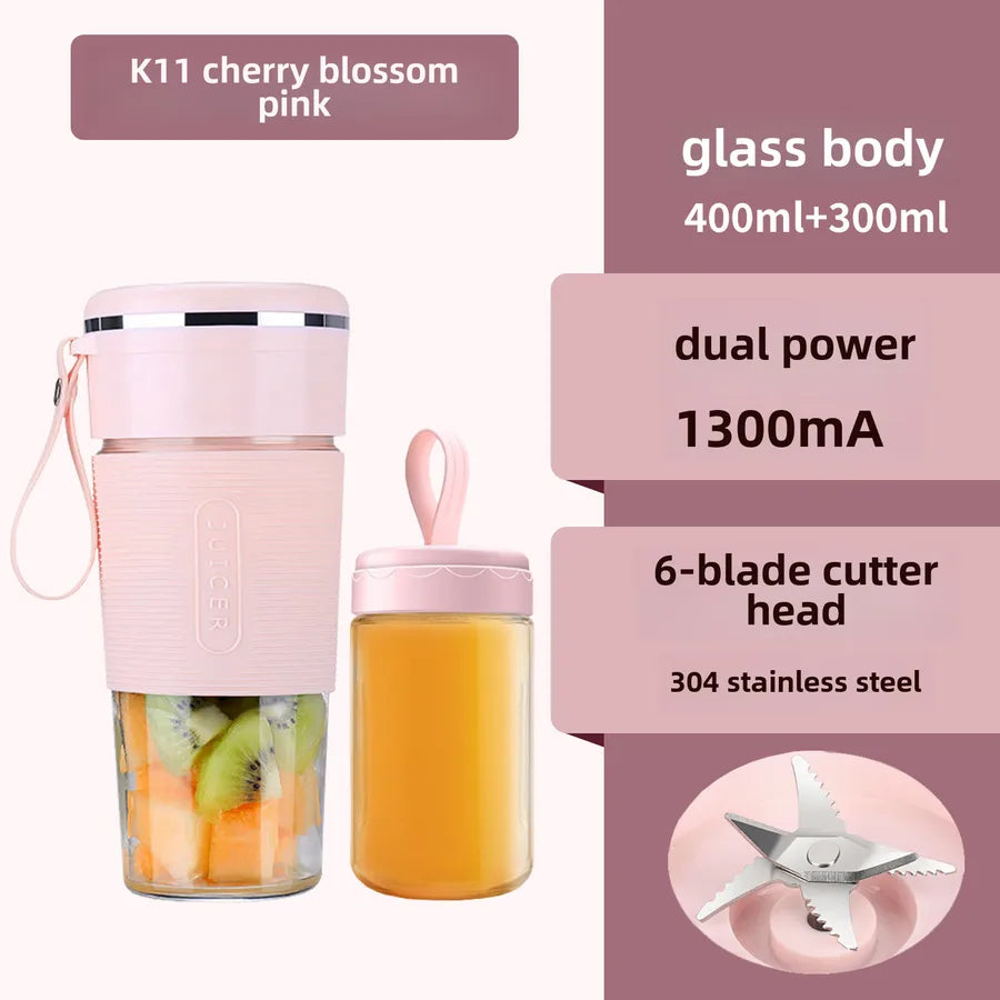 new juicer portable rechargeable small gift juice cup student household multifunctional glass