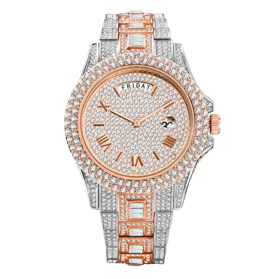 Business Geometric Butterfly Double Snap Quartz Men's Watches