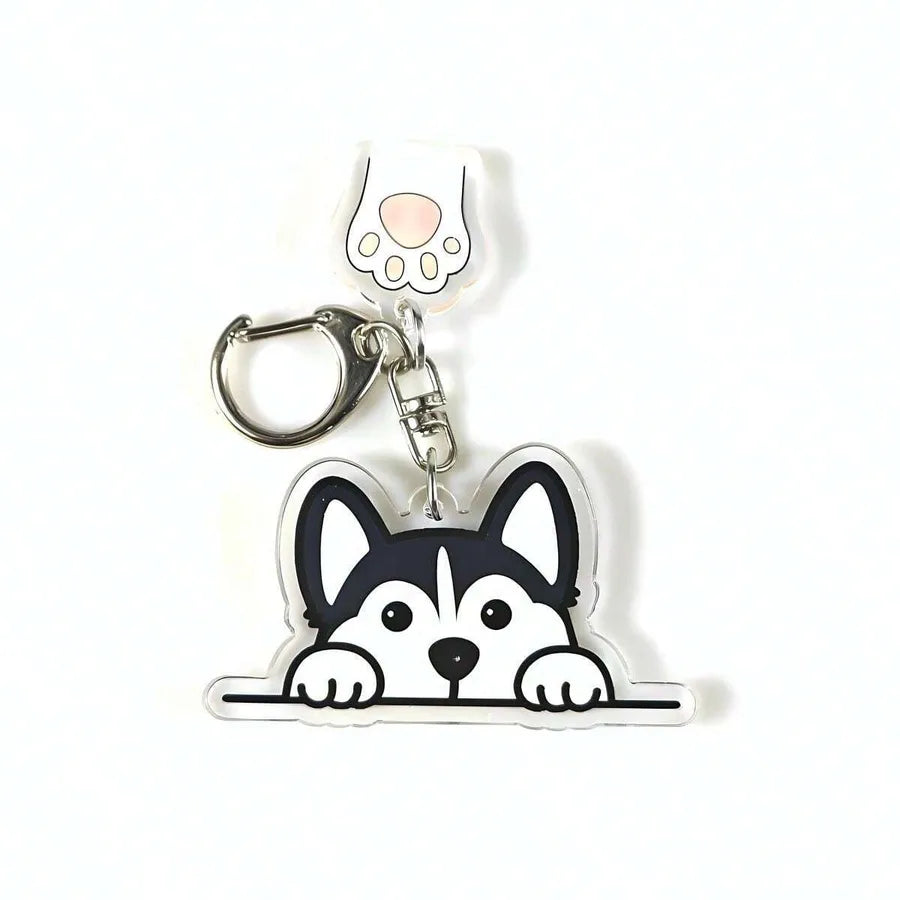 Cute Animal Arylic Keychain