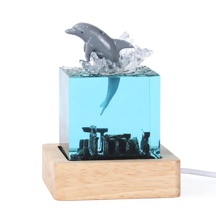 Simple Style Whale Resin Ornaments Artificial Decorations