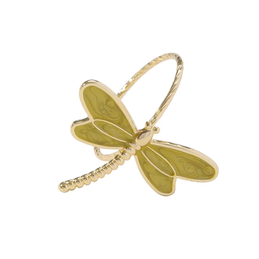 Insect Dragonfly Butterfly Zinc alloy 1 Piece
