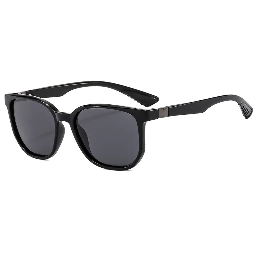 Vacation Classic Style Solid Color Pc Square Full Frame Men's Sunglasses