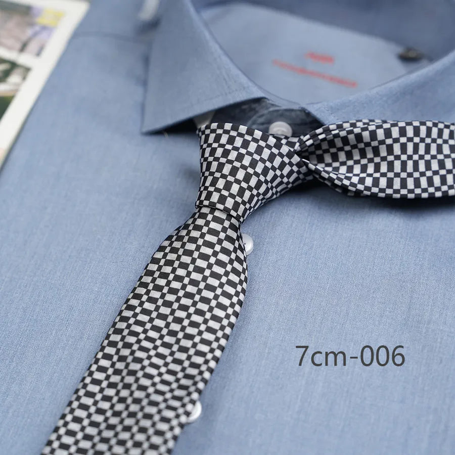 Casual Ditsy Floral Rhombus Polyester Yarn Men's Tie