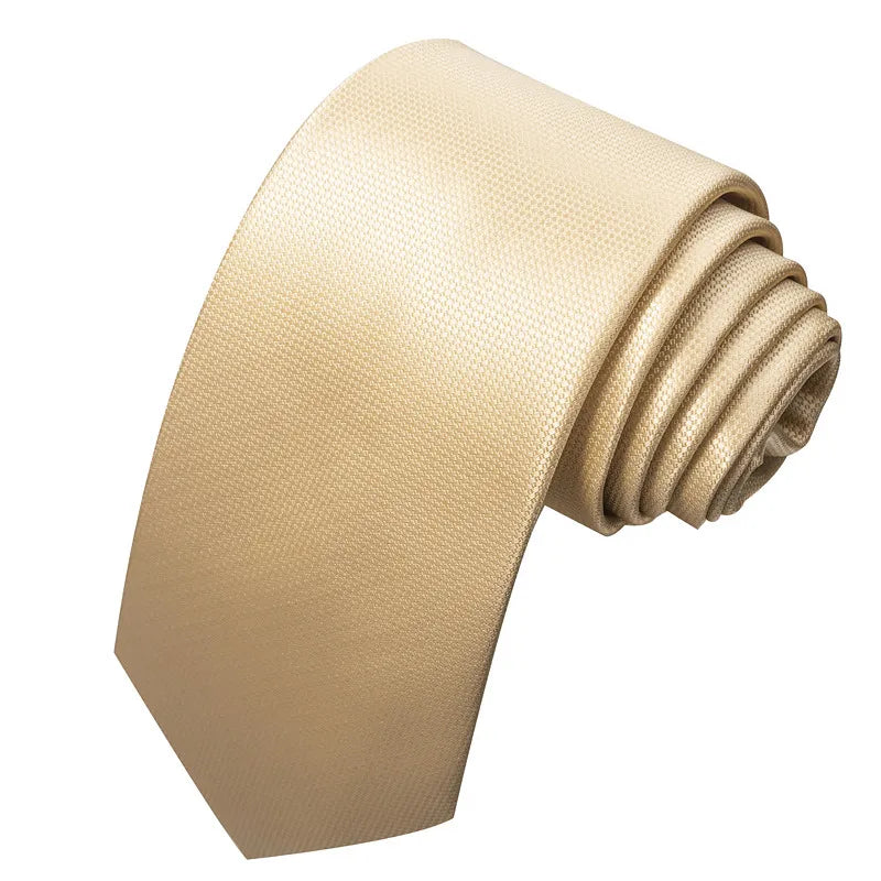 business formal solid color cashew nuts flower polyester yarn men's tie