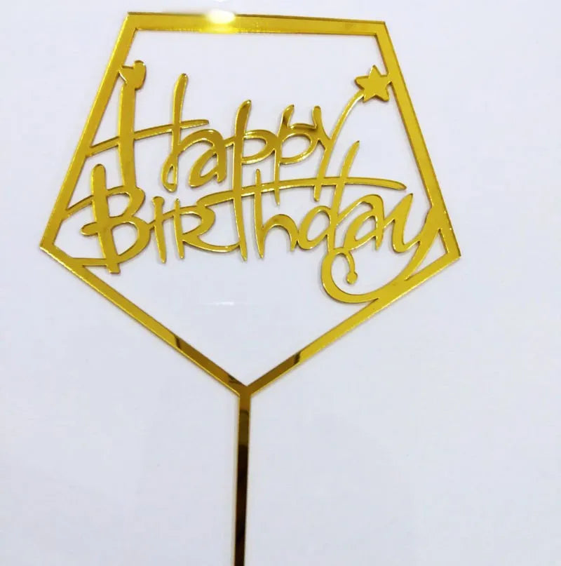 letter arylic party cake decorating supplies