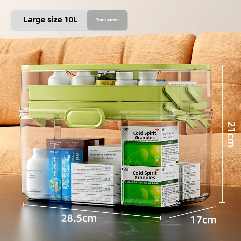 Medicine box Family medicine box household large capacity children's medicine multi-layer medical storage box first aid box small medicine box