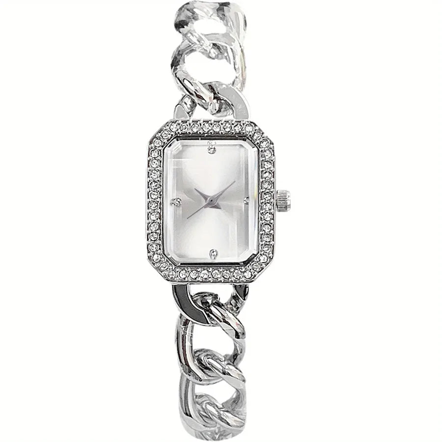 Simple Style Classic Style Solid Color Butterfly Double Snap Quartz Women's Watches