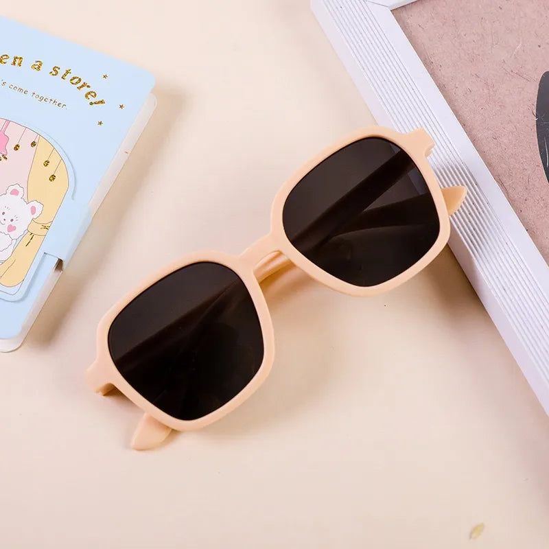 Candy children's sunglasses cute fashion multi-color box children's sunglasses boys and girls photo styling glasses