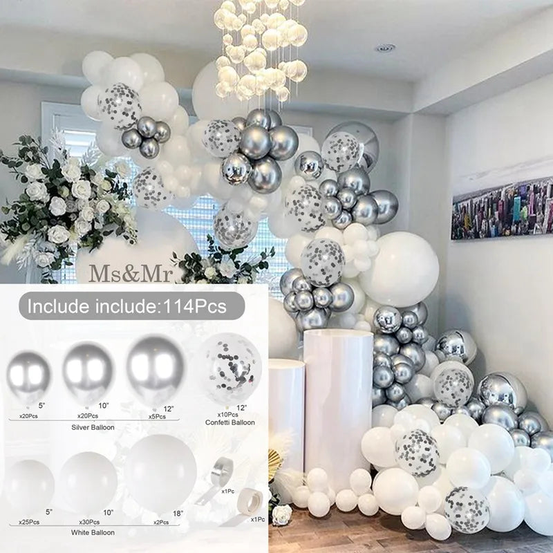 10 Series Birthday Party Decoration Balloon Suit Balloon Chain Arch Wedding Wedding Room Scene Arrangement