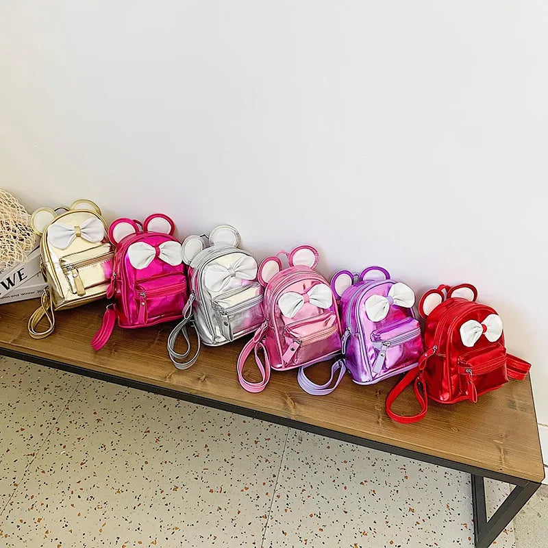 Children's school bag backpack magic shiny girls baby cute cartoon fashion princess bag small school bag