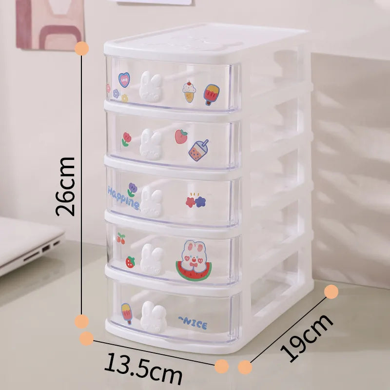 Solid Color PS Plastic Simple Style Storage Box
