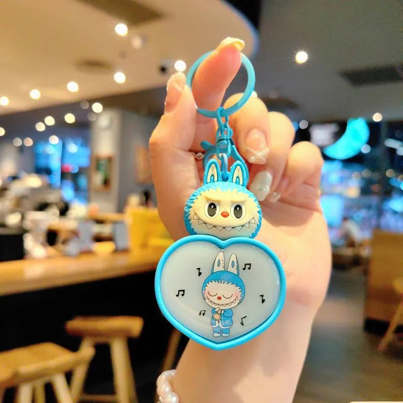 1 Piece Cute Cartoon Character Plastic Unisex Bag Pendant Keychain
