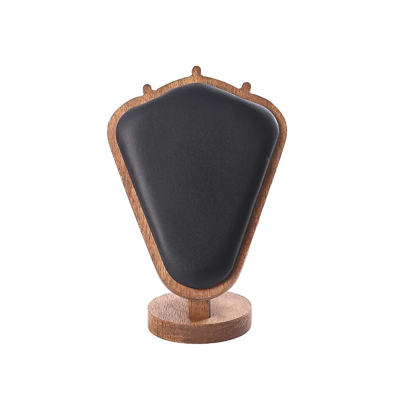 Lamb Horn Necklace Display Stand Portrait Neck Model Jewelry Holder Nordic Style Wooden Sculpture Storage Mannequin Rack