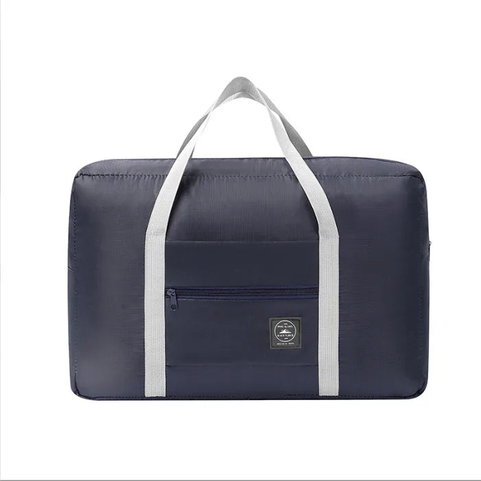 fashion flamingo solid color nylon travel bags