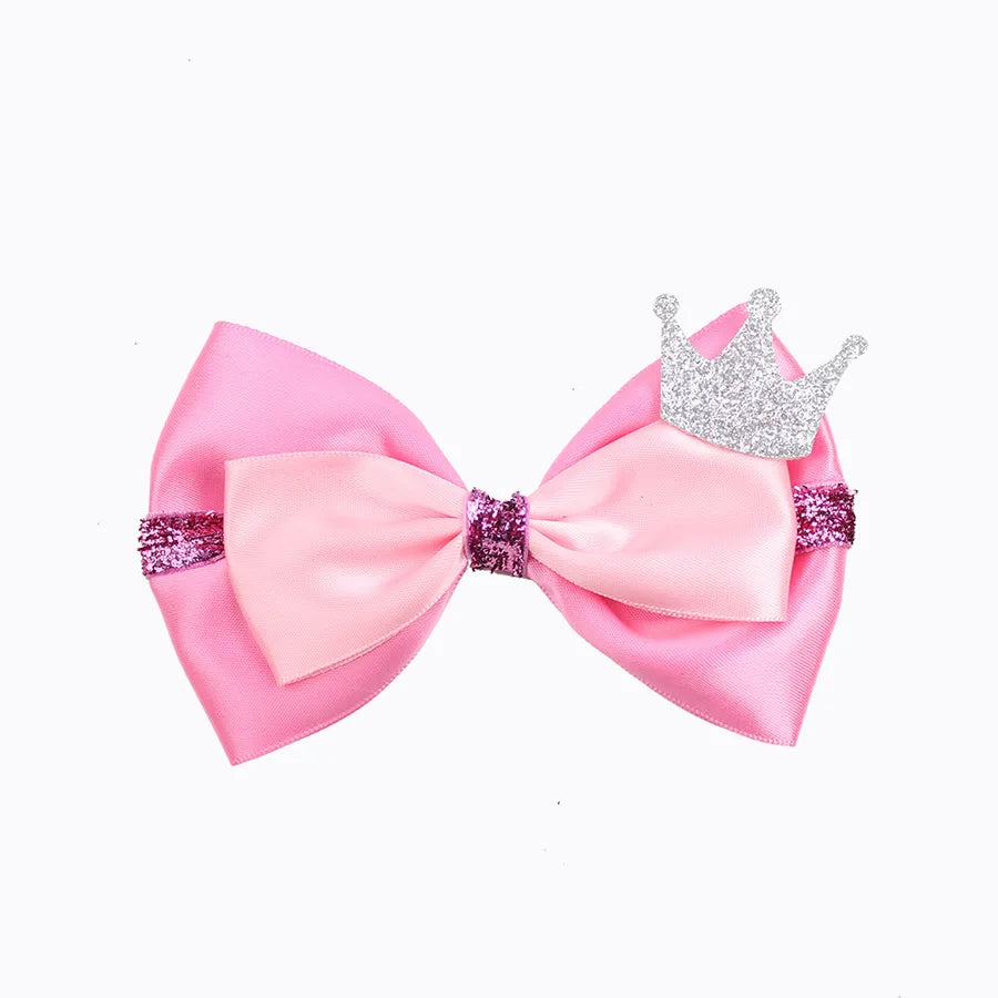 Magic Wicked Witch Hair Accessories Hairpin Pink Green Bow Children Girl Cute Hairpin  Explosions