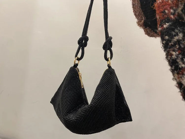 women's small summer rhinestone fashion underarm bag