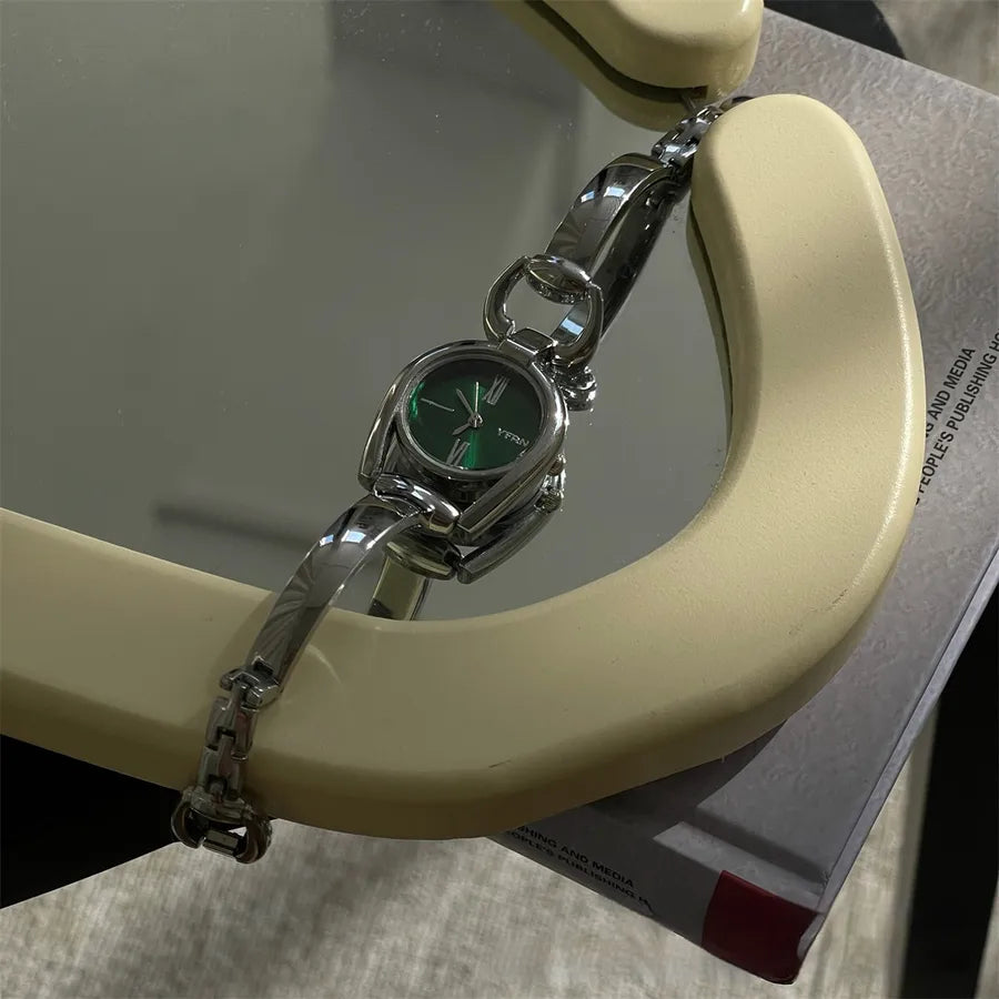 Casual Elegant Vocabulary Words/Name Single Folding Buckle Quartz Watch