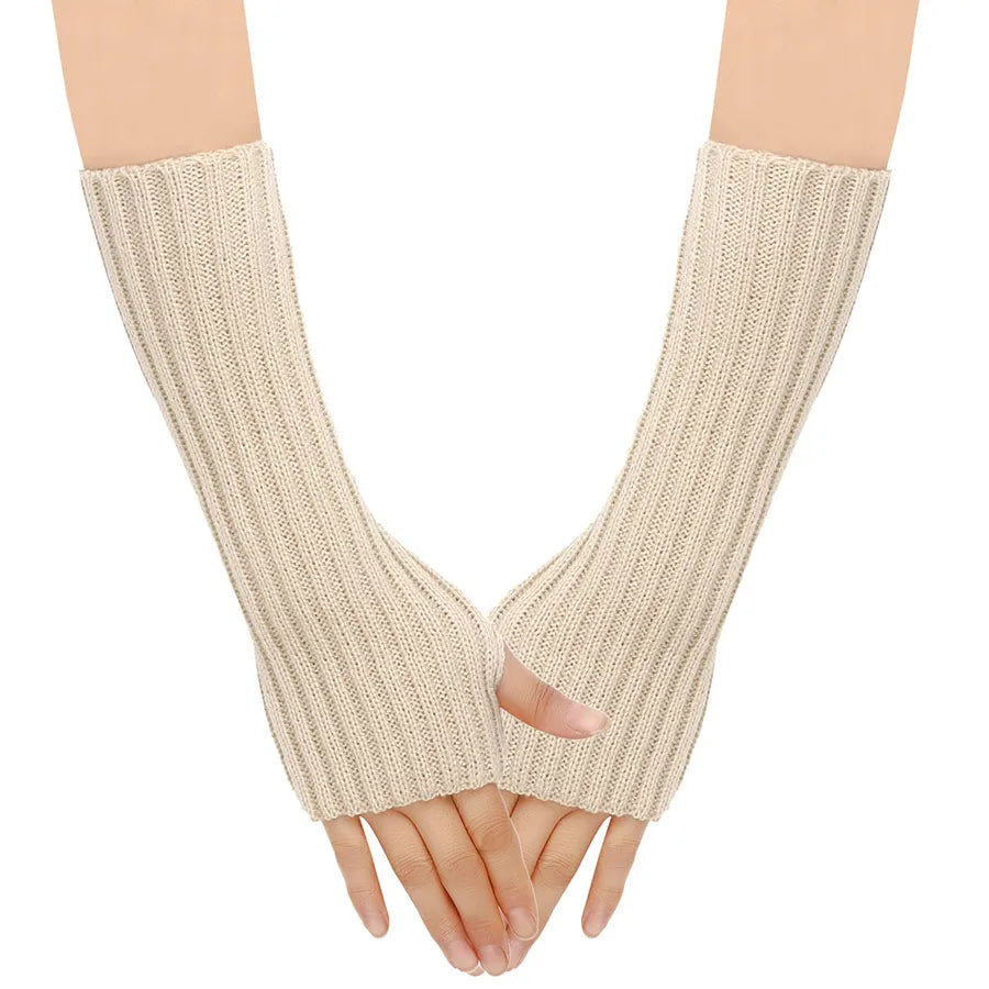 women's modern style solid color gloves 1 pair