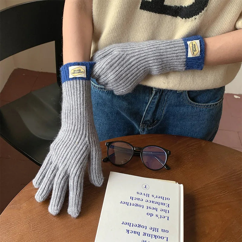 Women's Sweet Solid Color Gloves