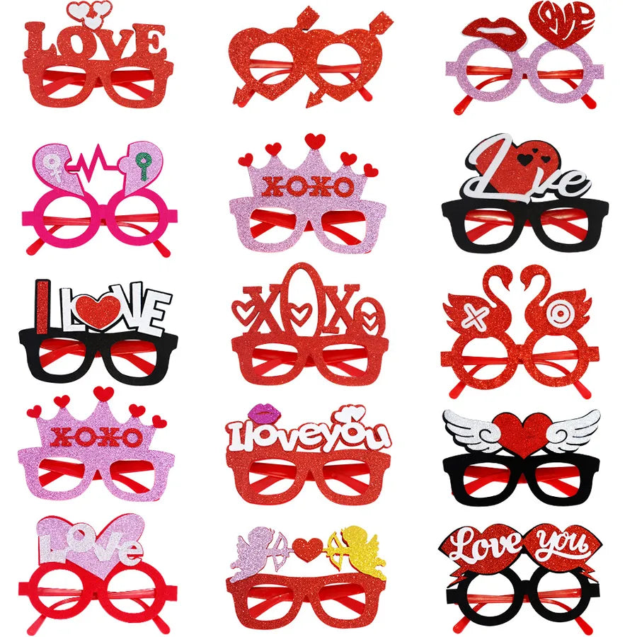 valentine's day geometric cloth party costume props