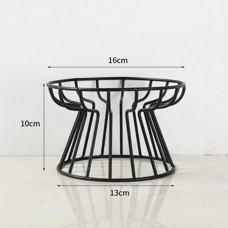 Nordic Style Pet Ceramic Bowl High Footed Cat Food Bowl Snack Can Head Plate Anti-neck Disease Anti-overturn Cat Food Basin
