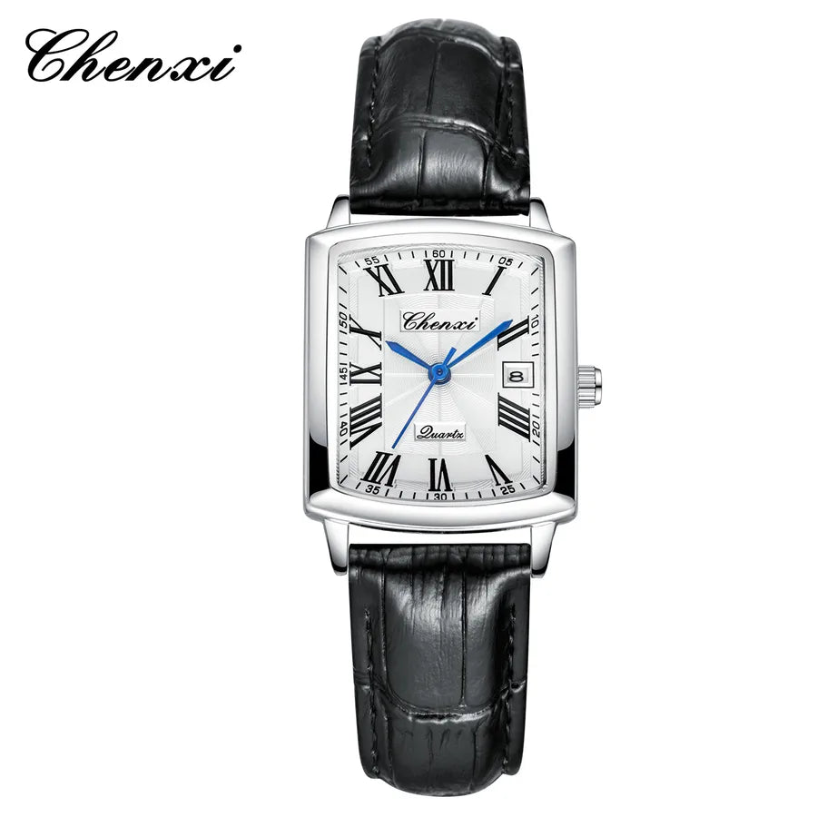 Casual Color Block Buckle Quartz Watch Men's Watches