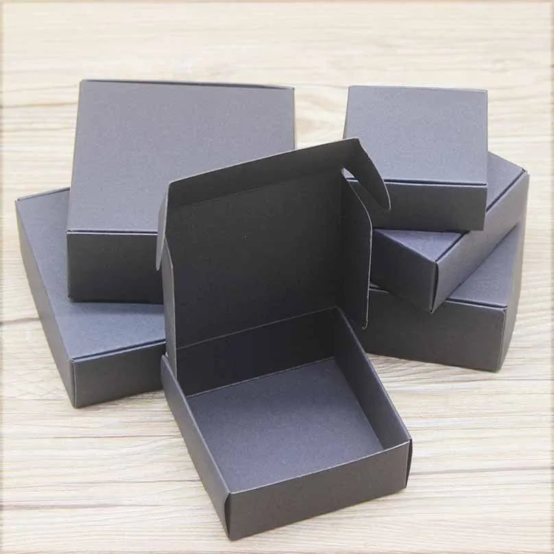 Multicolor Handmade Printed Candy Box Black Marble Pattern Window Business Gift Box Confectionery Packaging Jewelry Wrapping