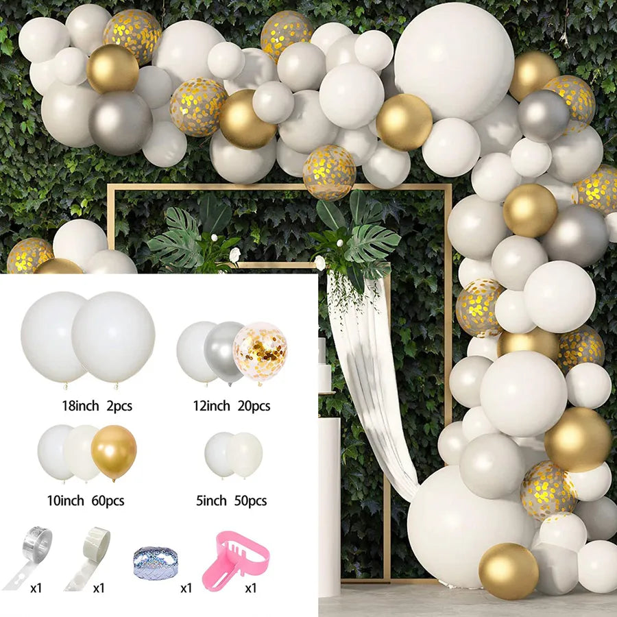 10 Series Birthday Party Decoration Balloon Suit Balloon Chain Arch Wedding Wedding Room Scene Arrangement